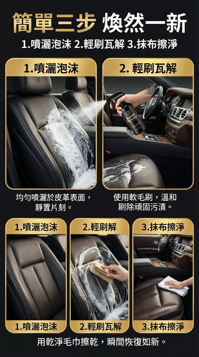 皮革護理（真皮清潔劑）